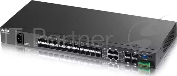 Коммутатор ZYXEL MES3500-24F 24-port Managed 100BASE-X Layer 2+ Metro Switch with 4 shared SFP slots ZyXEL 2+ 4