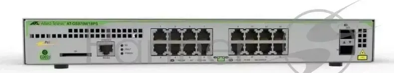 Коммутатор Allied Telesis AT GS970M/18PS 50 16G 2SFP 16PoE 8PoE 247W