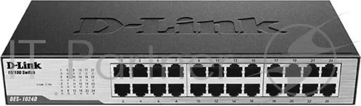 Коммутатор D-LINK DES-1024D/G1A 24x100Mb неуправляемый