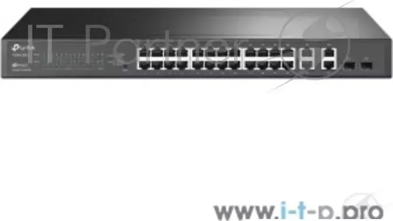 Коммутатор TP-LINK SMB T1500-28TC (SMB TL-SL2428) JetStream Smart коммутатор на 24 порта 10/100 Мбит/с и 4 гигабитных порта TP-LINK ( 24 и 4