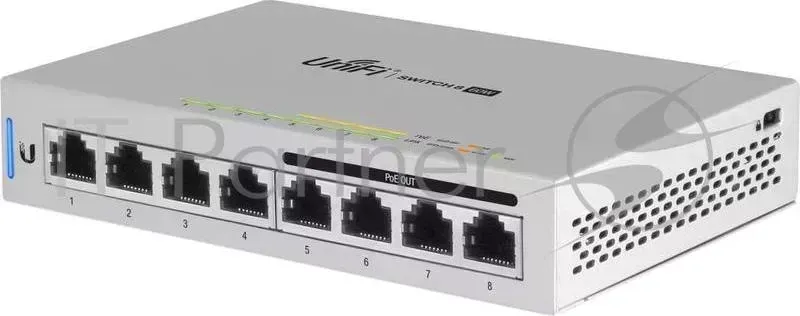 Коммутатор Ubiquiti US 8 управляемый настольный 8x10/100/1000BASE T