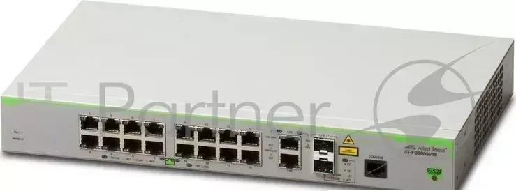 Коммутатор Allied Telesis AT FS980M/18 50 управляемый 19U 16x10/100BASE TX 2x10/100/1000BASE T/Mini GBIC SFP