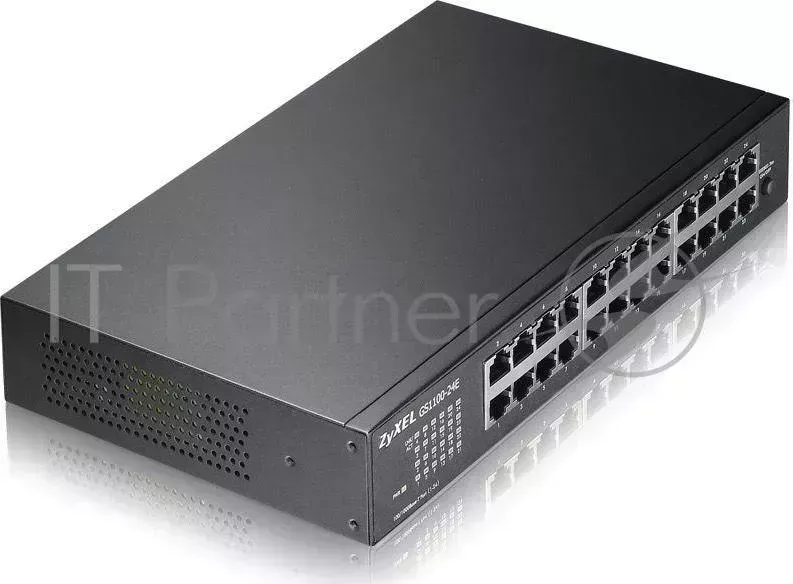Коммутатор ZyXEL GS1100 24E GS1100 24E EU0101F неуправляемый настольный 24x10/100/1000BASE T