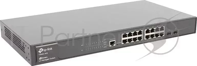 Коммутатор TP-LINK SMB T2600G-18TS (TL-SG3216) JetStream 16-портовый гигабитный управляемый коммутатор 2 уровня с 2 SFP-слотами TP-LINK 2 с 2