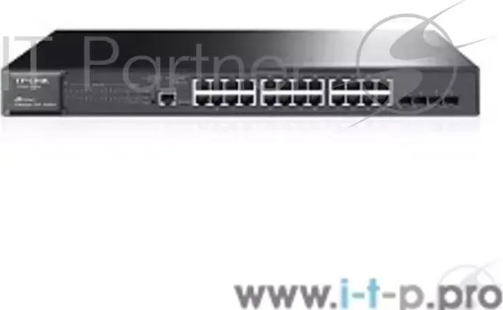 Коммутатор TP-LINK SMB T2600G-28MPS (TL-SG3424P) JetStream 24-портовый гигабитный управляемый коммутатор PoE+ 2 уровня с 4 SFP-слотами TP-LINK 2 с 4