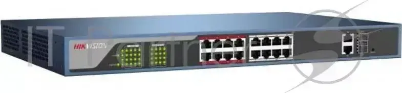 Коммутатор Hikvision DS 3E0318P E 16xPOE