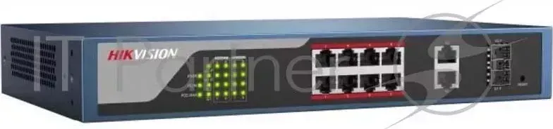 Коммутатор Hikvision DS 3E1310P E 8xPOE