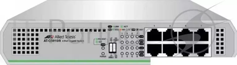 Коммутатор Allied Telesis AT GS910/8 50 неуправляемый настольный 8x10/100/1000BASE T