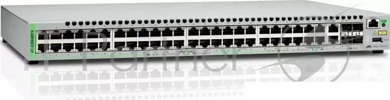 Коммутатор Allied Telesis AT GS948MX 50 управляемый 19U 48x10/100/1000BASE T 2x10/100/1000BASE T/Mini GBIC SFP