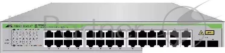 Коммутатор Allied Telesis AT FS750/28 50 неуправляемый 11U 24x10/100BASE TX 2x10/100/1000BASE T 2x10/100/1000BASE T/Mini GBIC SFP