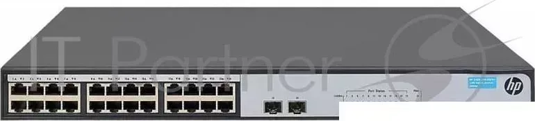 Коммутатор HPE 1420-24G-2S JH018A неуправляемый 19U 24x10/100/1000BASE-T Hewlett-Packard HP 1420 24G 2S