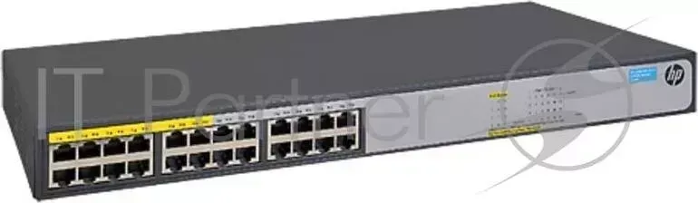 Коммутатор HPE 1420-24G-PoE+ JH019A неуправляемый 19U 24x10/100/1000BASE-T Hewlett-Packard HP 1420 24G PoE 124W