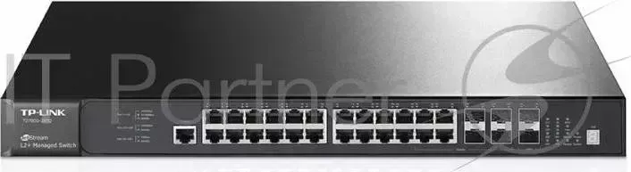 Коммутатор TP-LINK TP-Link SMB T2700G-28TQ управляемый 19U 24x10/100/1000BASE-T 4x10/100/1000BASE-T/Mini GBIC (SFP)