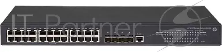 Коммутатор HP 5130-24G-4SFP+ EI Switch (24x10/100/1000 RJ-45 + 4x1/10G SFP+, Managed static L3, Stacking, IRF, 19') Hewlett-Packard HP EI +