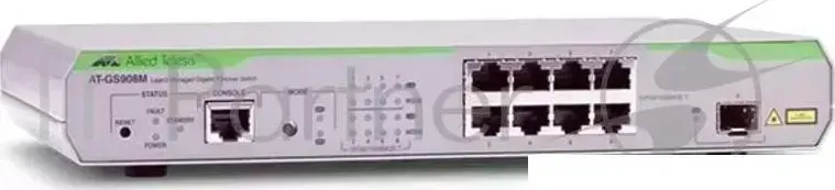 Коммутатор Allied Telesis AT GS908M 50 управляемый настольный 8x10/100/1000BASE T
