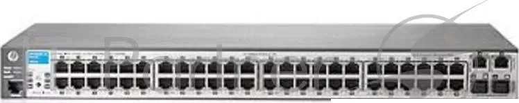 Коммутатор HPE 2620-48-PoE+ J9627A управляемый 19U 48x10/100BASE-TX 2x10/100/1000BASE-T Hewlett-Packard HP 2620 48 PoE