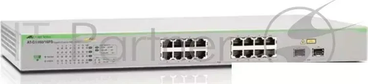Коммутатор Allied Telesis AT GS950/16PS 50 настраиваемый 19U 16x10/100/1000BASE T 2x10/100/1000BASE T/Mini GBIC SFP