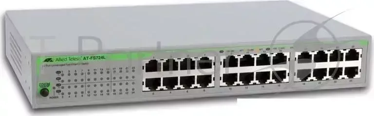 Коммутатор Allied Telesis AT FS724L 50 неуправляемый 19U 24x10/100BASE TX