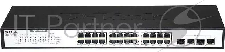 Коммутатор D-LINK DES-1026G/E1A 24ports, 10/100Mbps