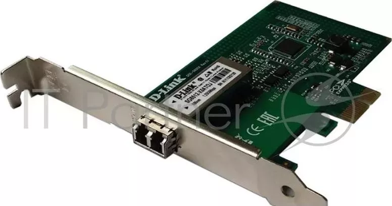 Сетевая карта D-LINK D Link DGE 560SX/LC/C1A 1000Base SX Managed Gigabit Fiber NIC LC Connector, multimode PCI E