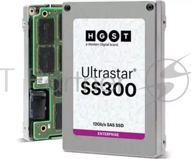 Твердотельный накопитель SSD Server HGST ULTRASTAR SS300 (2.5in 15.0MM 1600GB SAS MLC RI-3DW/D 3D CRYPTO-D) SKU: 0B34963