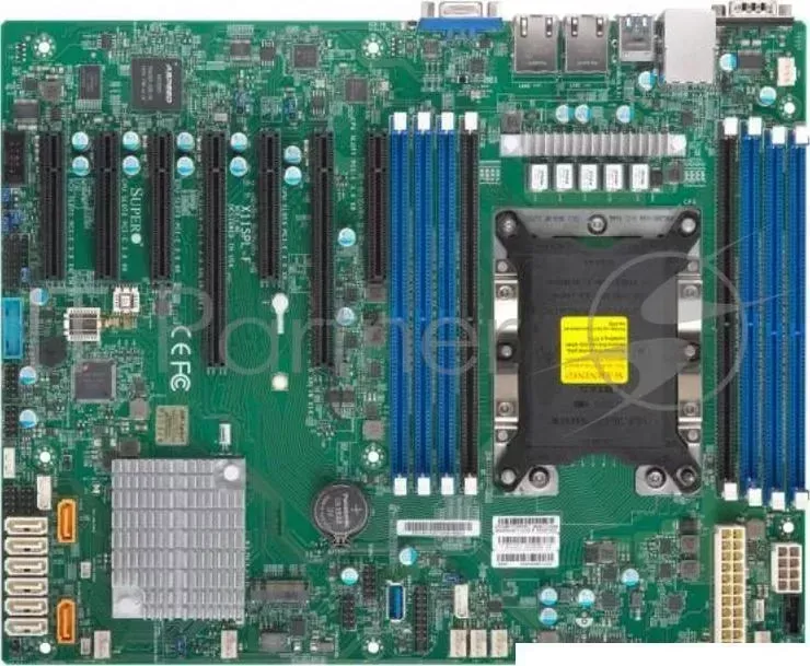 Материнская плата MBD-X11SPL-F-O upermicro Motherboard 1xCPU X11SPL-F Xeon Scalable TDP 165W/ 8xDIMM/ 8xSATA/ C621 RAID 0/1/5/10/ 2xGE/ 2xPCIex8(16), 4xPCIex8,1xPCIex4/ M.2(ATX)