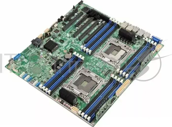 Материнская Плата Intel DBS2600CWTR Soc-2011 iC612 SSI EEB 16xDDR4 10xSATA3 SATA RAID iX540 2х10GgbEth bulk
