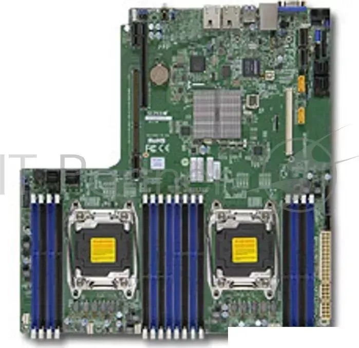 Материнская Плата Supermicro Motherboard 2xCPU X10DDW-I-O E5-2600v3/ UpTo2x8DIMM/ 10xSATA3/ C612 RAID 0/1/5/10/ 2xGE/ 1xPCIx32, 1xPCIx8, 1xPCIx8(for AOM)(12.8" x 13.4" Proprietary WIO)(for 825TQ-R740WB)