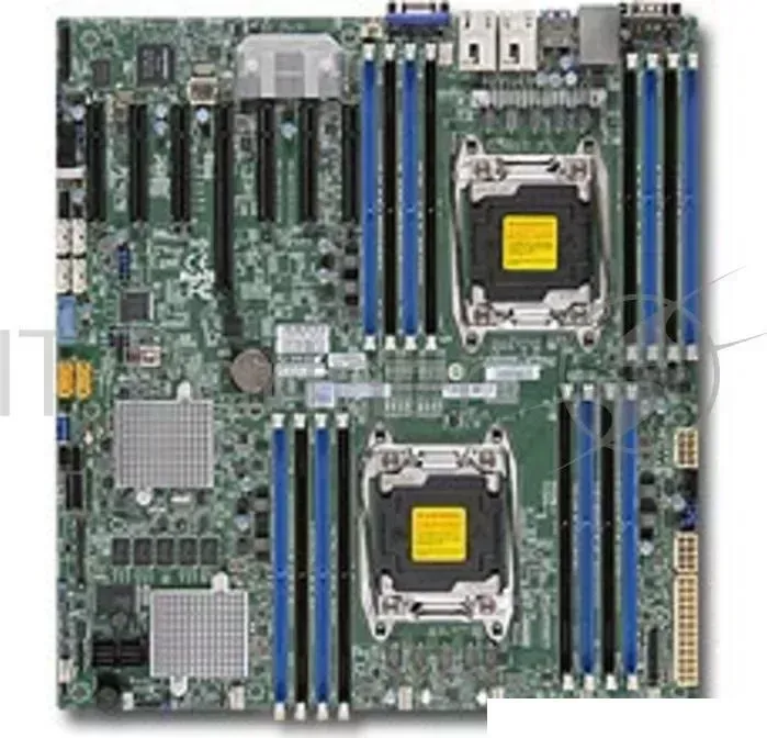 Материнская Плата SuperMicro MBD-X10DRH-C-O Soc-2011 iC612 eATX 16xDDR4 10xSATA3 SATA RAID iI350 2хGgbEth Ret Supermicro MBD X10DRH C O Socket 2011 Intel C612 DDR4 2xRJ45 Gigabit Ethernet 3