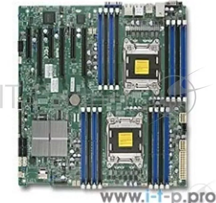 Материнская плата SuperMicro MBD-X9DRI-F-(B) Supermicro MBD X9DRI F B Socket 2011 C602 DDR3 eATX 2xGgE SATA3 RAID VGA BULK