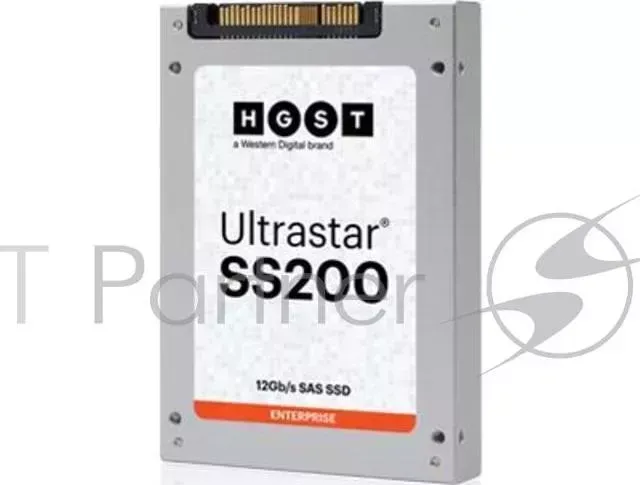 Жесткий диск SSD Server HGST ULTRASTAR SS200 (2.5in 15.0MM 1600GB SAS MLC RI-3DW/D CRYPTO-D) SKU: 0TS1383 HITACHI 2.5in RI 3DW/D CRYPTO D