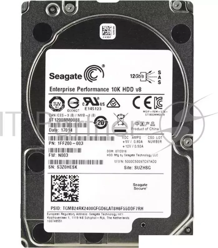 Жесткий диск SEAGATE Original SAS 3.0 1200Gb ST1200MM0088 Enterprise Performance 10000rpm 128Mb 2.5"