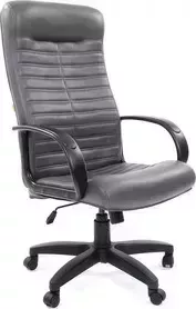Кресло офисное CHAIRMAN 480 LT к/з Terra 117 серый
