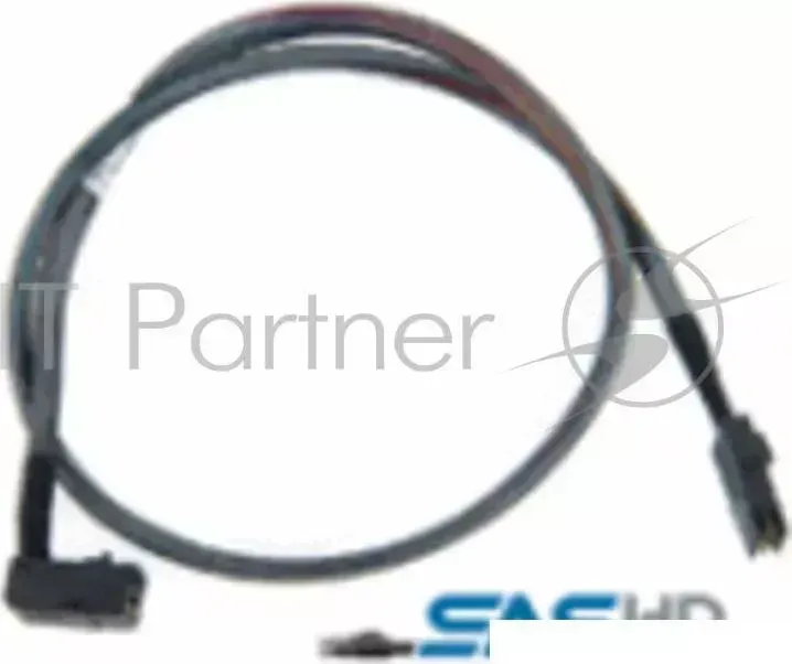 Кабель Adaptec ACK-I-rA-HDmSAS-mSAS-0.5M (2281300-R) 50см., разъемы SFF8643(угловой) -to- SFF8087