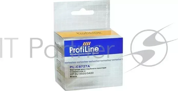 Картридж PL-C8727A для принтеров HP DJ 3320/3420/3845 Black водн PROFILINE HP DJ ProfiLine