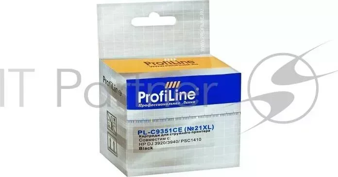 Картридж PL-C9351CE №21XL для принтеров HP DJ 3920/3940/ PSC1410 Black пигмент PROFILINE HP DJ ProfiLine