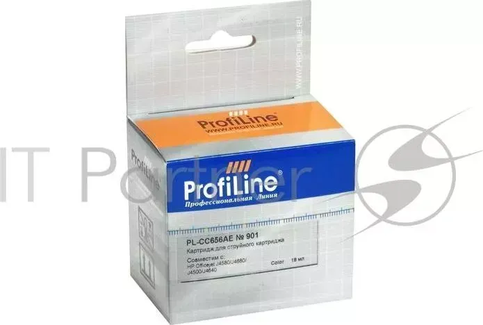 Картридж PL-CC656AE № 901XL для принтеров HP Officejet J4580/J4680/J4500/J4640 Color водные PROFILINE HP ProfiLine