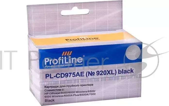 Картридж PL-CD975AE №920XL для принтеров HP officejet 6000/6500/7000 Black водн PROFILINE HP ProfiLine
