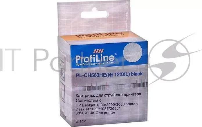 Картридж PL-CH563HE №122XL для принтеров HP Deskjet 1000/1050/1055/1510/2000/2050/3000/3050 Black пигмент PROFILINE HP ProfiLine