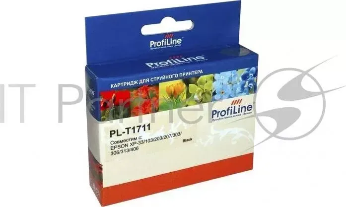 Картридж PL-T1711 для EPSON XP-33/103/203/207/303/306/313/406 экономичный повышенной емкости Black водн PROFILINE ProfiLine