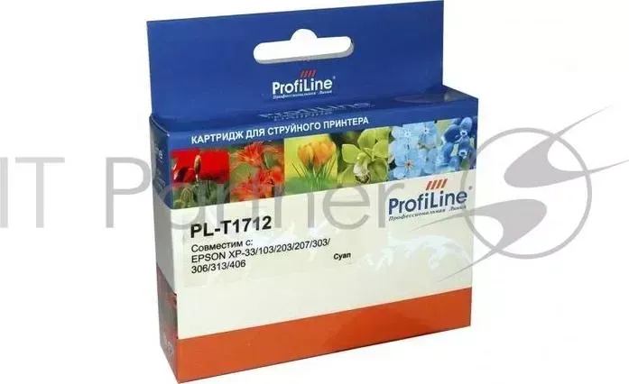 Картридж PL-T1712 для EPSON XP-33/103/203/207/303/306/313/406 экономичный повышенной емкости Cyan водн PROFILINE ProfiLine