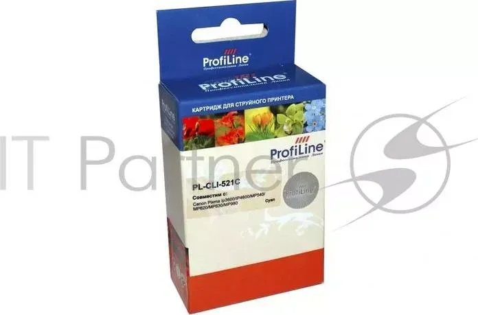 Картридж PL-CLI-521C для принтеров Canon Pixma IP3600/IP4600/MP540/MP550/MP620/MP630/MP980 с чипом водн PROFILINE с ProfiLine