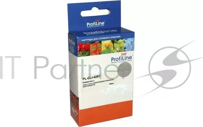 Картридж PL-CLI-426Y с чипом для принтеров Canon Pixma IP4840/MG5140/MG5240/MG6140/MG8140 Yellow водн PROFILINE с ProfiLine