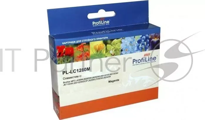 Картридж для принтеров Brother LC1280M MFC-J6510DW/6710DW/6910DW Magenta водн PROFILINE ProfiLine