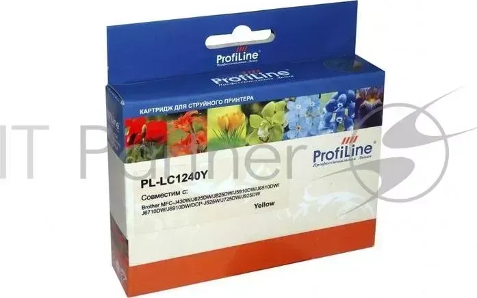 Картридж для принтеров Brother LC1240Y MFC-J6510DW/6710DW/6910DW/DJ525 Yellow водн PROFILINE ProfiLine