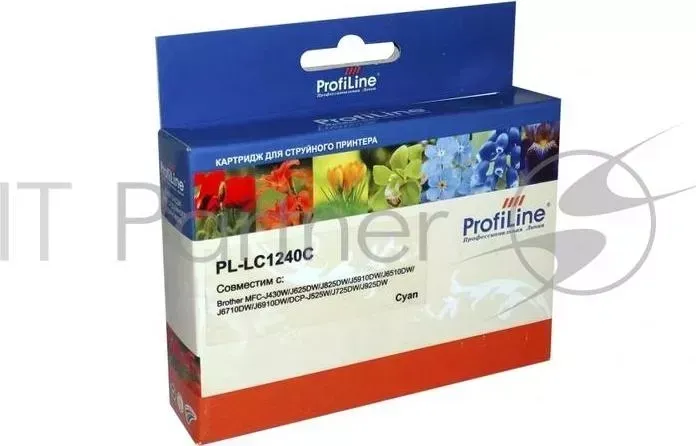 Картридж для принтеров Brother LC1240С MFC-J6510DW/6710DW/6910DW/DJ525 Cyan водн PROFILINE ProfiLine