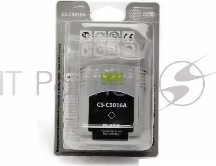 Картридж струйный CACTUS CS C5016A черный для 84 HP DesignJet 10PS/20PS/30GP 72ml