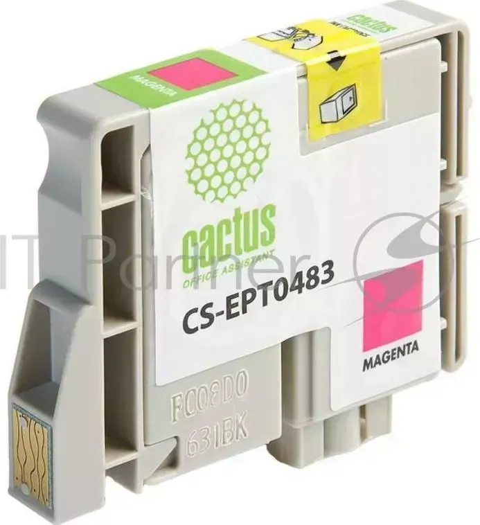 Картридж струйный CACTUS CS-EPT0483 пурпурный для Epson Stylus Photo R200/ R220/ R300 (14,4ml)