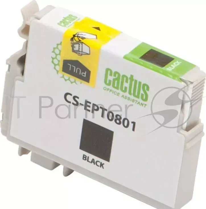 Картридж струйный CACTUS CS-EPT0801 черный для Epson Stylus Photo P50 (11,4ml)