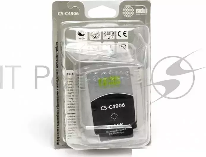 Картридж струйный CACTUS CS C4906 черный для 940 HP OfficeJet PRO 8000/8500 72ml